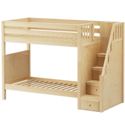 Maxtrix Twin High Bunk Bed With Stairs 13 Maxtrix Twin High Bunk Bed With Stairs -Kids Furniture WOPPER NP