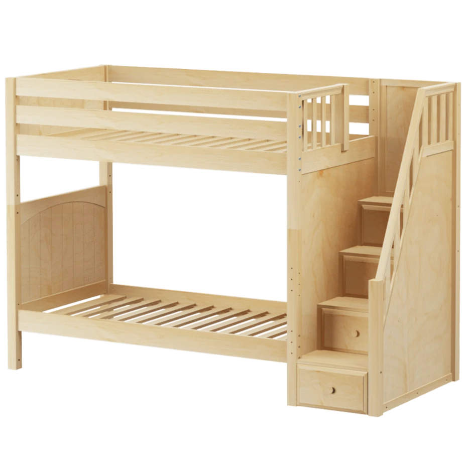 Maxtrix Twin High Bunk Bed With Stairs 5 Maxtrix Twin High Bunk Bed With Stairs - Image 3