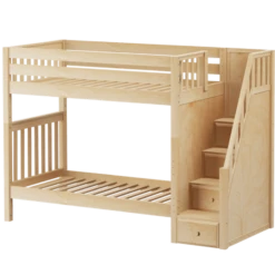 Maxtrix Twin High Bunk Bed With Stairs 15 Maxtrix Twin High Bunk Bed With Stairs -Kids Furniture WOPPER NS