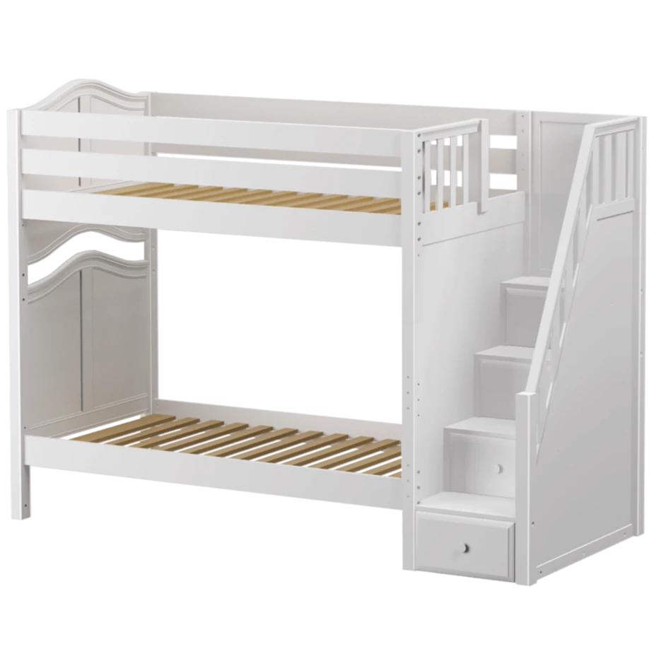 Maxtrix Twin High Bunk Bed With Stairs 8 Maxtrix Twin High Bunk Bed With Stairs - Image 6