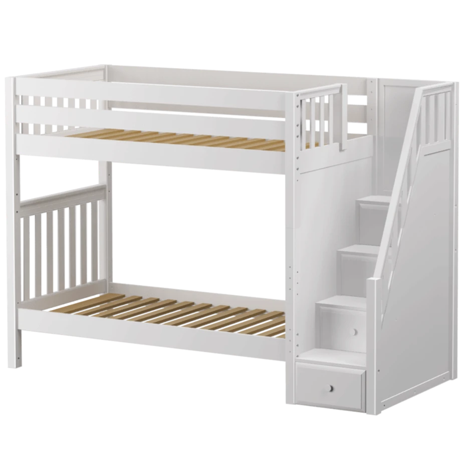 Maxtrix Twin High Bunk Bed With Stairs 6 Maxtrix Twin High Bunk Bed With Stairs - Image 4