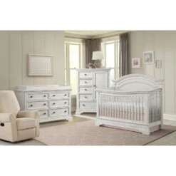Westwood Design Olivia Arch Crib -Kids Furniture d252F3252F8252F8252Fd3885f897693098d4f4341ba125a95aea02d92ef Olivia BRUSHEDWhite Room 2000x2000 1024x1024 943da0a4 ee8b 4f05 977f e56321db0ddd