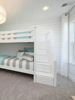 Maxtrix Twin High Corner Bunk Bed With Ladder + Stairs - R -Kids Furniture descriptionimageQuadStaircase1jpg 1553012318284 656x656 crop center 83092ef3 ebf3 4942 a2e4 648847612b82