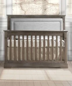 Natart Ithaca "5-in-1'' Convertible Crib With Upholstered Panel 19 Natart Ithaca "5-in-1'' Convertible Crib With Upholstered Panel -Kids Furniture ithaca grigio fog