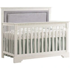 Natart Ithaca "5-in-1'' Convertible Crib With Upholstered Panel 18 Natart Ithaca "5-in-1'' Convertible Crib With Upholstered Panel -Kids Furniture ithaca white fog