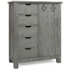 Dolce Babi Lucca Chifforobe 1 Dolce Babi Lucca Chifforobe -Kids Furniture lucca chifferobe grey