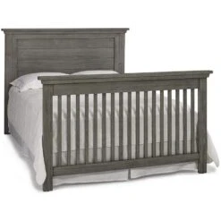Dolce Babi Lucca Convertible Flat Top Crib -Kids Furniture lucca full size bed grey