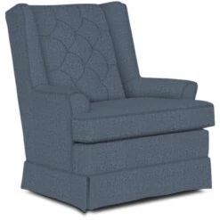 Best Chairs Nikole Swivel Glider -Kids Furniture nikole 21572c indigo
