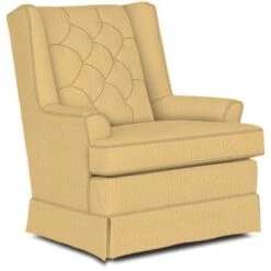 Best Chairs Nikole Swivel Glider -Kids Furniture nikole 21575 butterscotch