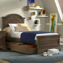 Westwood Design Olivia Arch Top Twin Bed -Kids Furniture olivia twin bed room scene