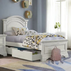 Westwood Design Olivia Arch Top Twin Bed -Kids Furniture olivia twin bed room scene 1