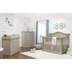 Sorelle Providence 4-in-1 Crib -Kids Furniture providence heritage grey
