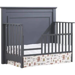 Natart Taylor ''5-in-1'' Convertible Crib -Kids Furniture taylor day bed charcoal with gate 3000x2400 1